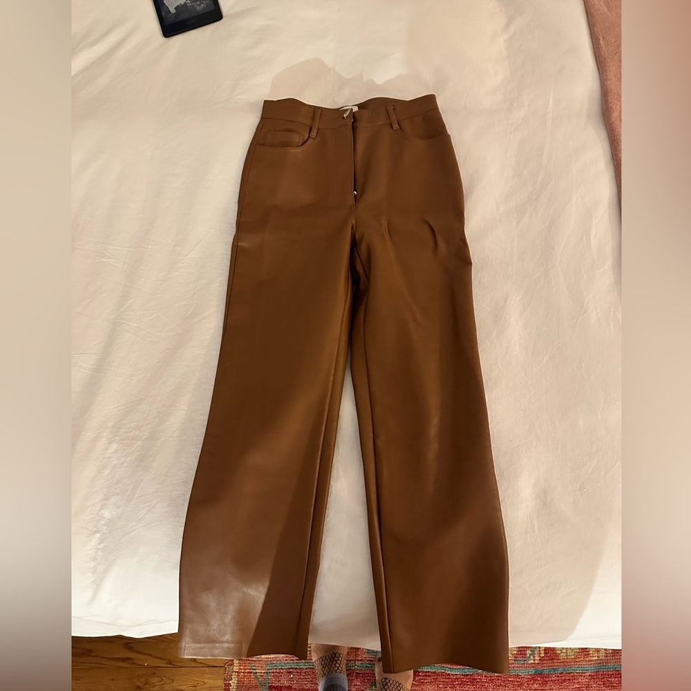 Aritzia Wilfred leather pants size 2